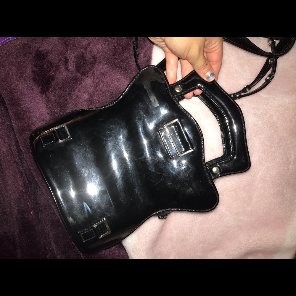 ROEBUCK LONDON BUSTIER corset goth bag emo alt punk - Picture 7 of 8